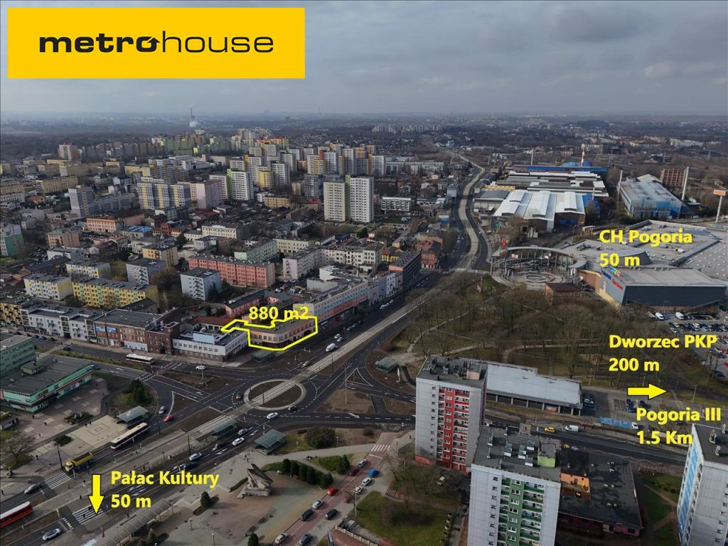 Lokal użytkowy 800,00 m², oferta nr , DYHI437, Dąbrowa Górnicza, Centrum, Centrum-idx