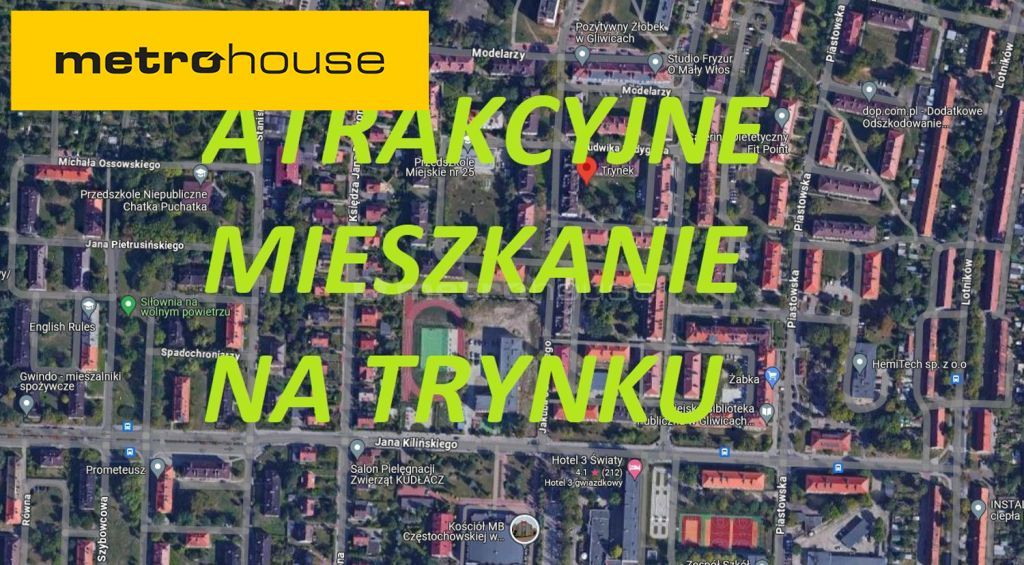 Mieszkanie 55,70 m², piętro 1, oferta nr , SMCAKY463, Gliwice-idx