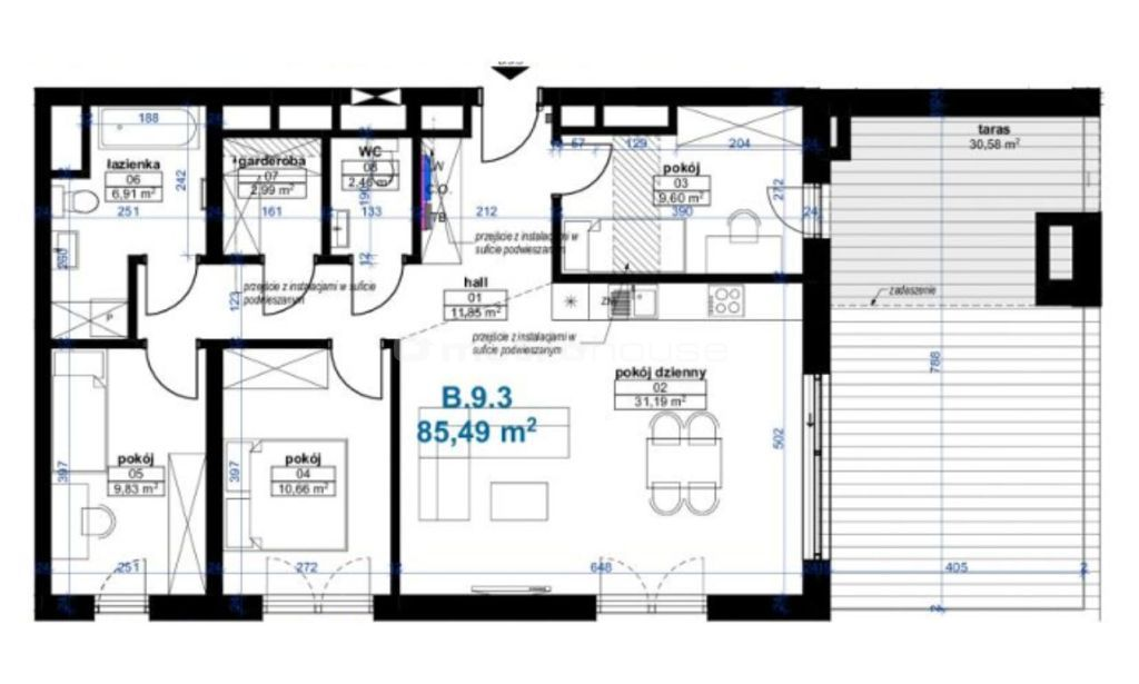 Mieszkanie 85,49 m², piętro 4, oferta nr , SMLUVA924, Mysłowice-idx