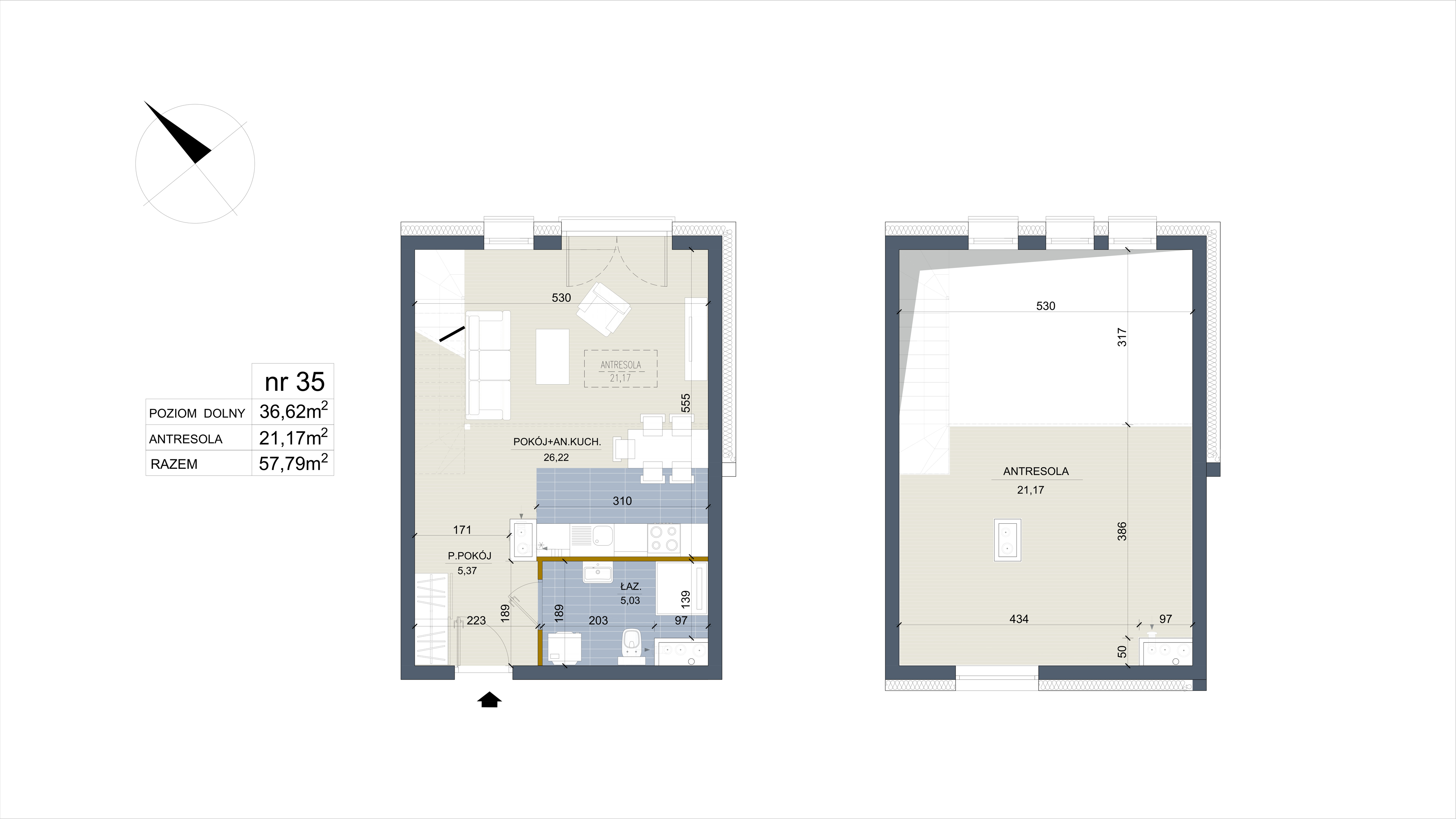 Apartament 36,62 m², piętro 4, oferta nr 35, Apartamenty Łąkowa, Białystok, Bojary, ul. Łąkowa 16-idx