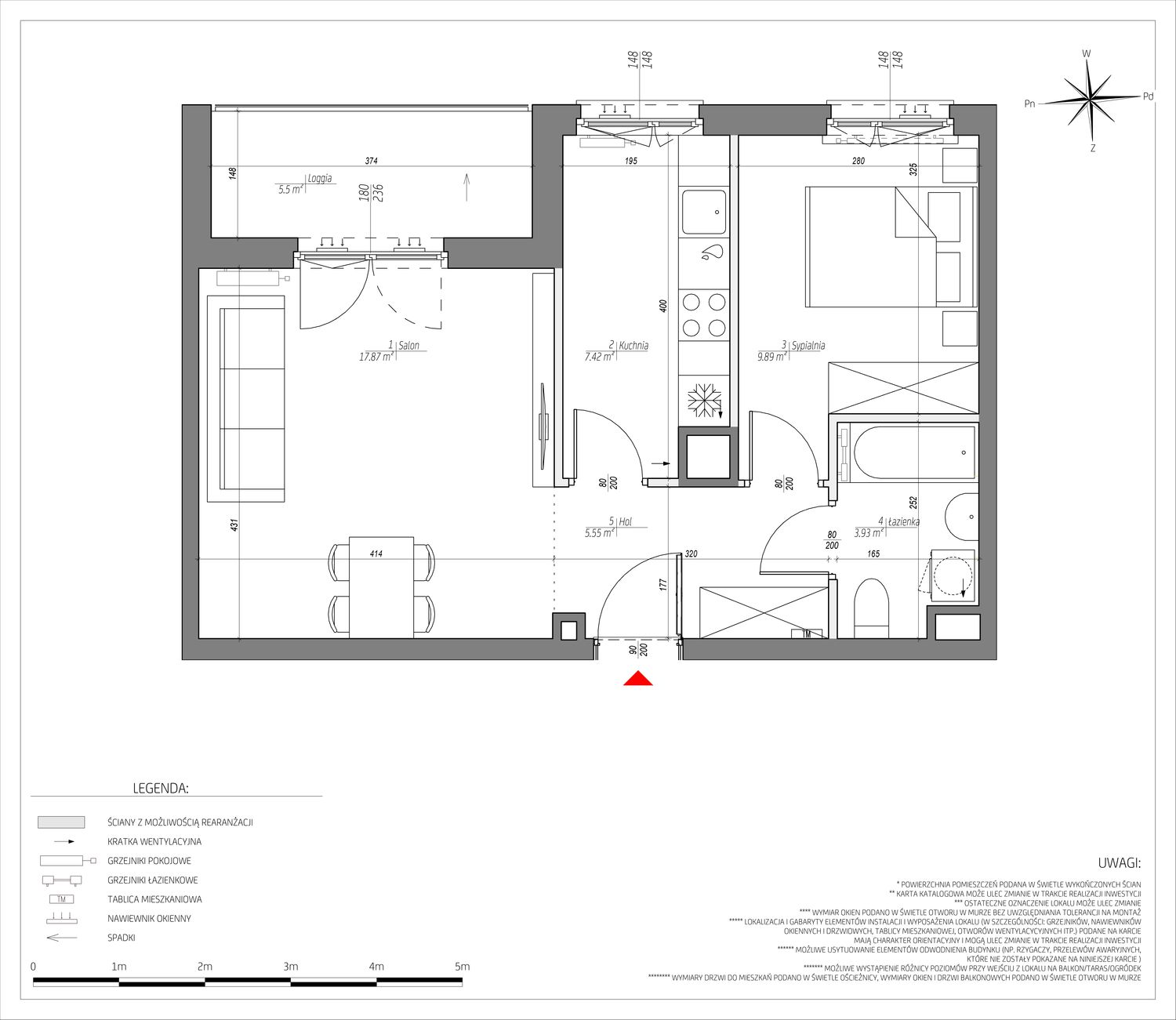 Mieszkanie 44,66 m², piętro 1, oferta nr D/101/M, City Vibe, Kraków, Podgórze, Płaszów, ul. Myśliwska-idx