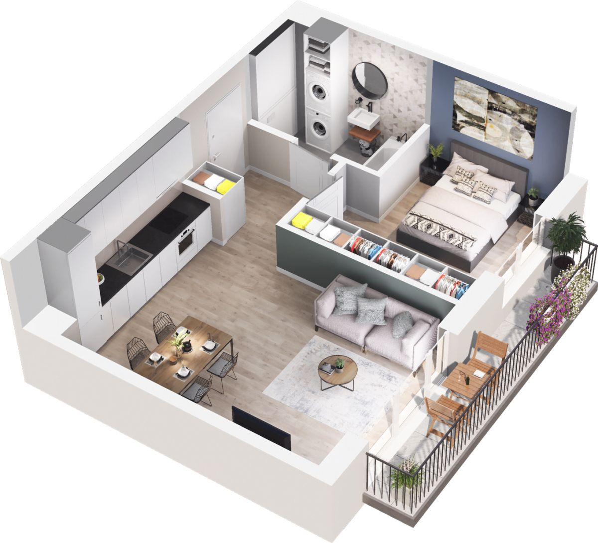 Mieszkanie 43,78 m², piętro 2, oferta nr W/1/18, Welocity Wiczlino, Gdynia, Chwarzno-Wiczlino, ul. Jana Kazimierza-idx