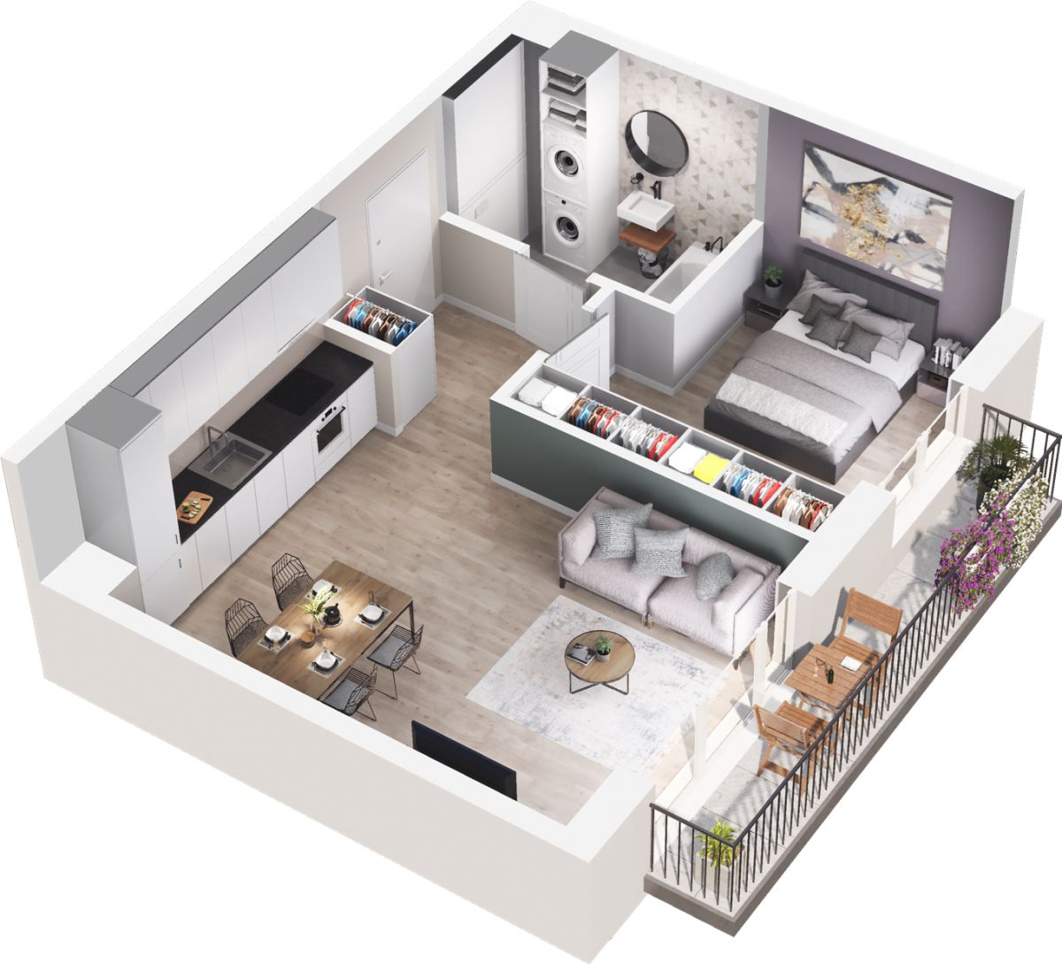 Mieszkanie 43,99 m², piętro 1, oferta nr W/1/8, Welocity Wiczlino, Gdynia, Chwarzno-Wiczlino, ul. Jana Kazimierza-idx