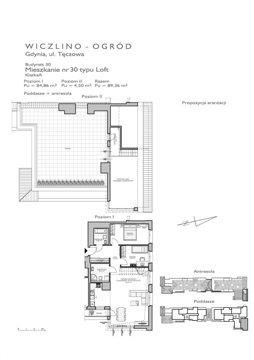 Mieszkanie 93,81 m², piętro 3, oferta nr W-O/30/A/30, Wiczlino-Ogród, Gdynia, Chwarzno-Wiczlino, ul. Tęczowa / Kardynał Wyszyńskiego-idx