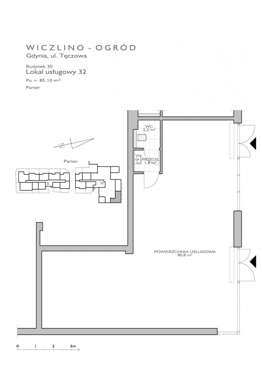 Lokal użytkowy 85,32 m², oferta nr W-O/US/A32, Wiczlino-Ogród - lokale użytkowe, Gdynia, Chwarzno-Wiczlino, ul. Felińskiego / Tęczowa-idx