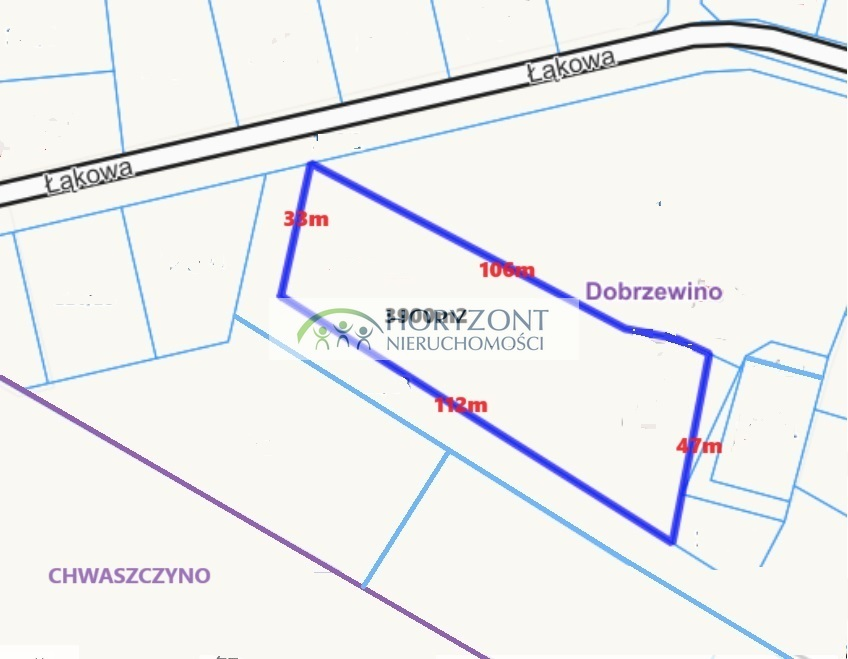 Działka 3 900,00 m², oferta nr , 5257/260/OGS, Dobrzewino-idx