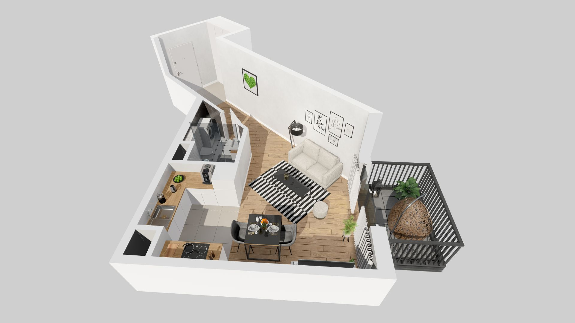 Mieszkanie 32,28 m², piętro 3, oferta nr A/18, Metro Zachód, Warszawa, Bemowo, Chrzanów, ul. Szeligowska-idx