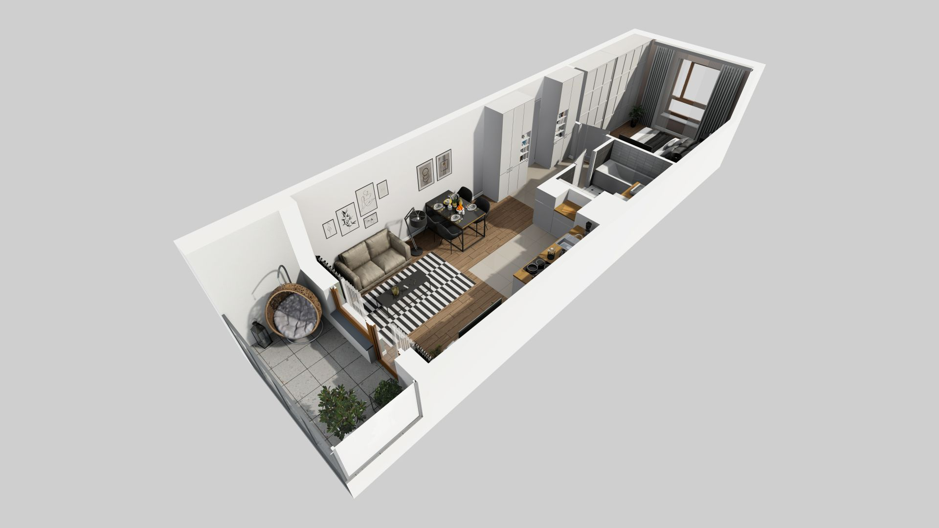 Mieszkanie 44,06 m², piętro 2, oferta nr A/25, Apartamenty Literacka, Warszawa, Bielany, Piaski, ul. Literacka-idx