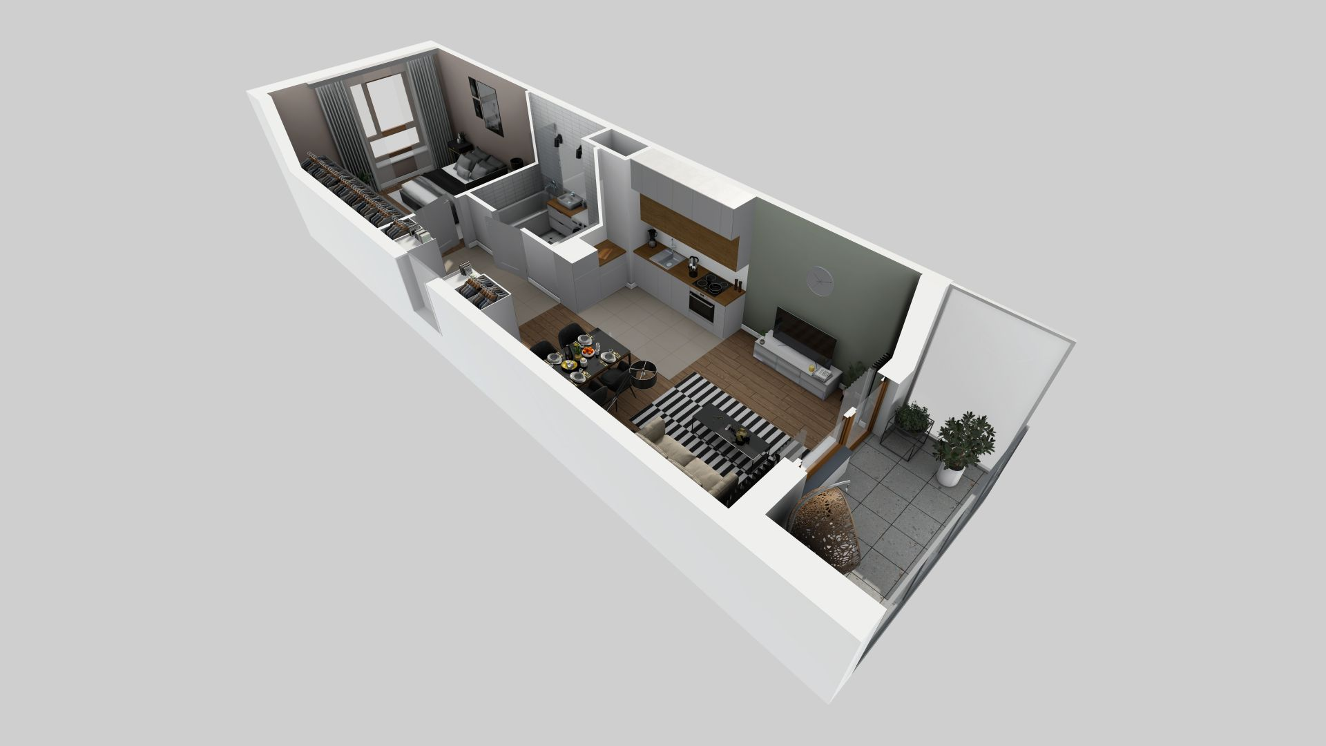 Mieszkanie 44,06 m², piętro 2, oferta nr A/25, Apartamenty Literacka, Warszawa, Bielany, Piaski, ul. Literacka-idx