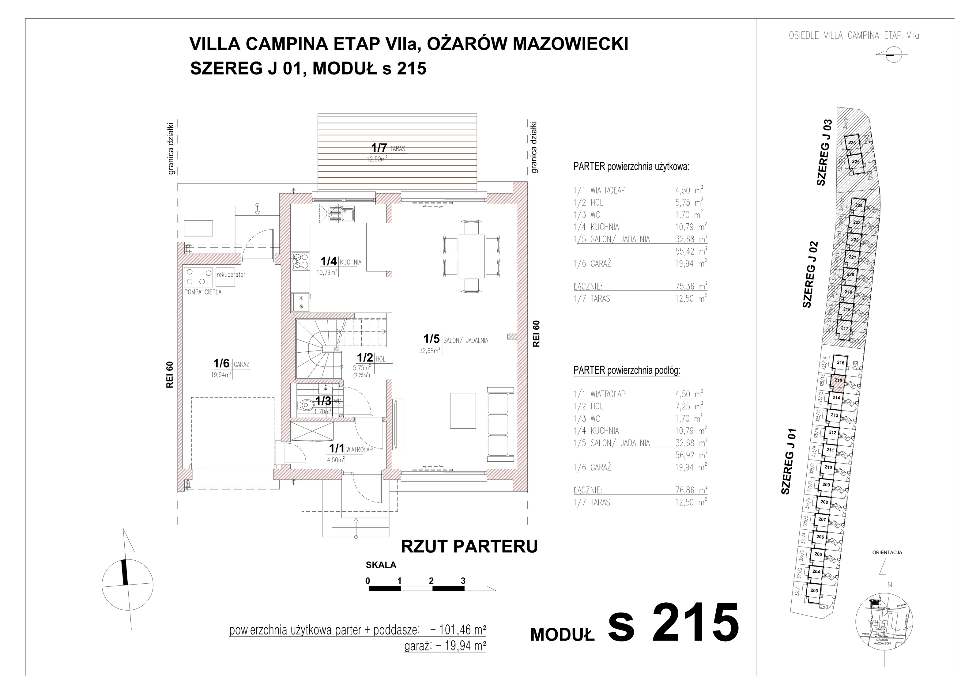 Dom 101,46 m², oferta nr S215, Villa Campina, Ożarów Mazowiecki, ul. Sochaczewska-idx