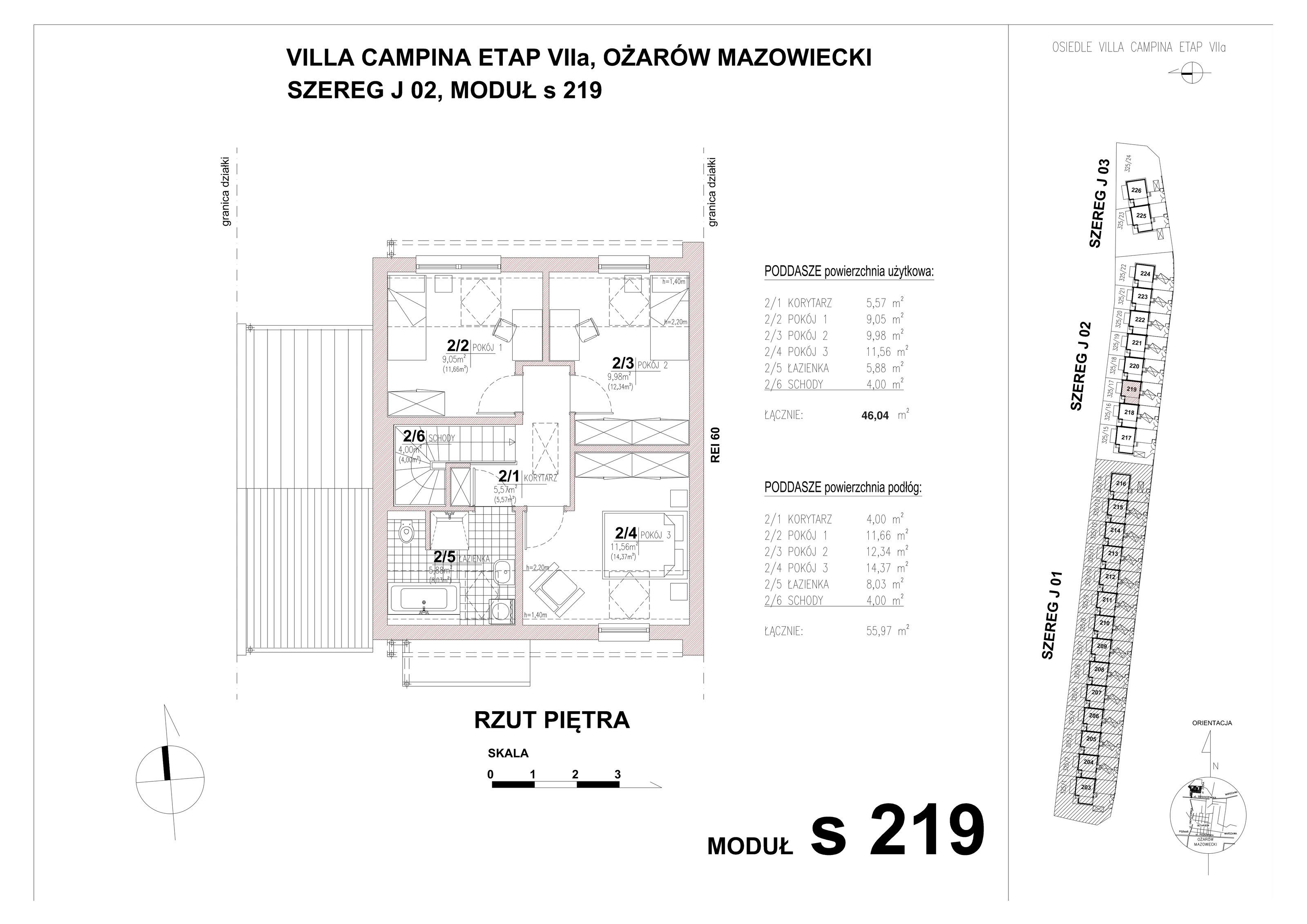 Dom 101,46 m², oferta nr S219, Villa Campina, Ożarów Mazowiecki, ul. Sochaczewska-idx