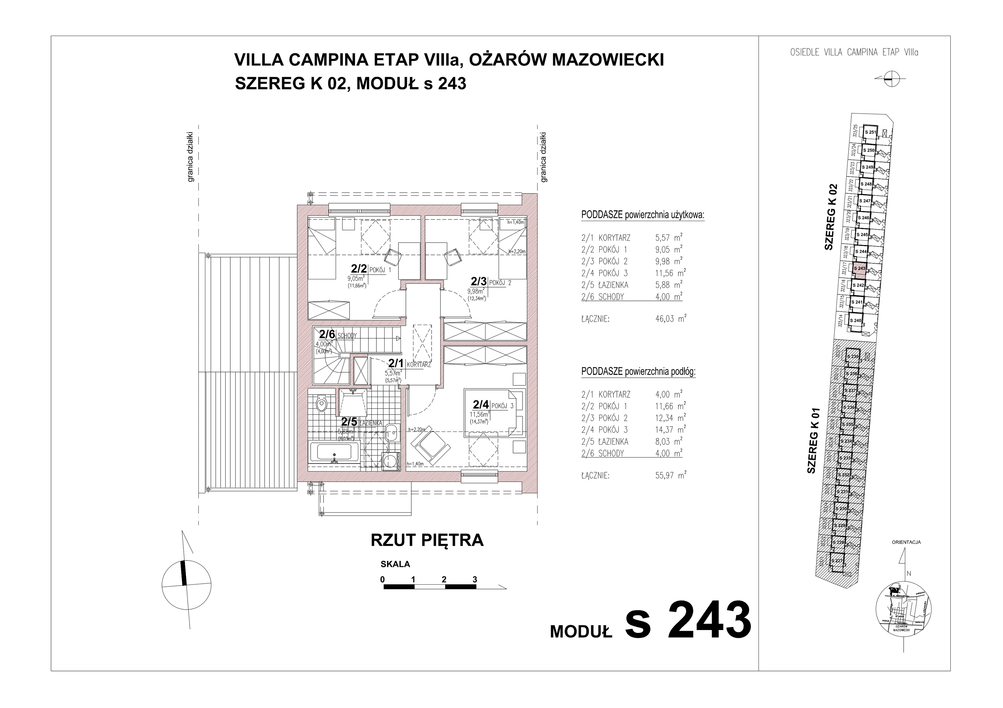 Dom 101,46 m², oferta nr S243, Villa Campina, Ożarów Mazowiecki, ul. Sochaczewska-idx