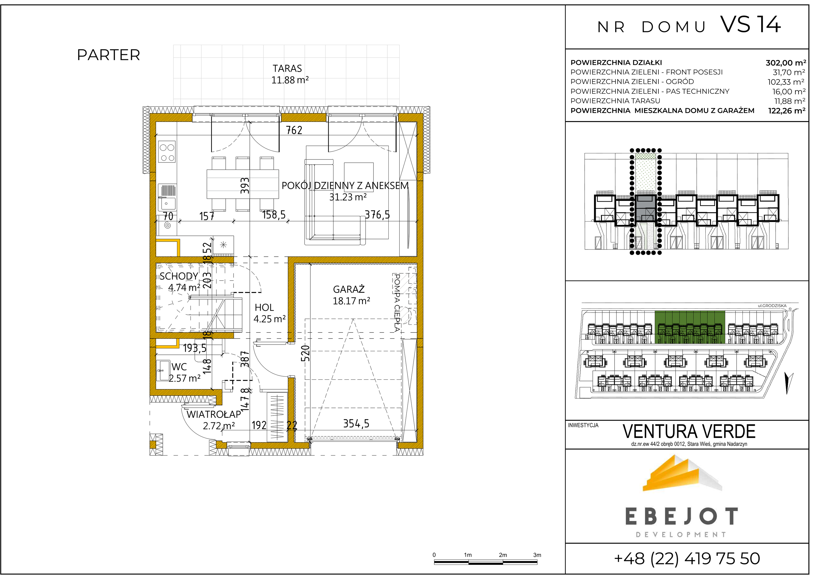 Dom 122,26 m², oferta nr VS14, Ventura Verde, Stara Wieś, ul. Grodziska-idx