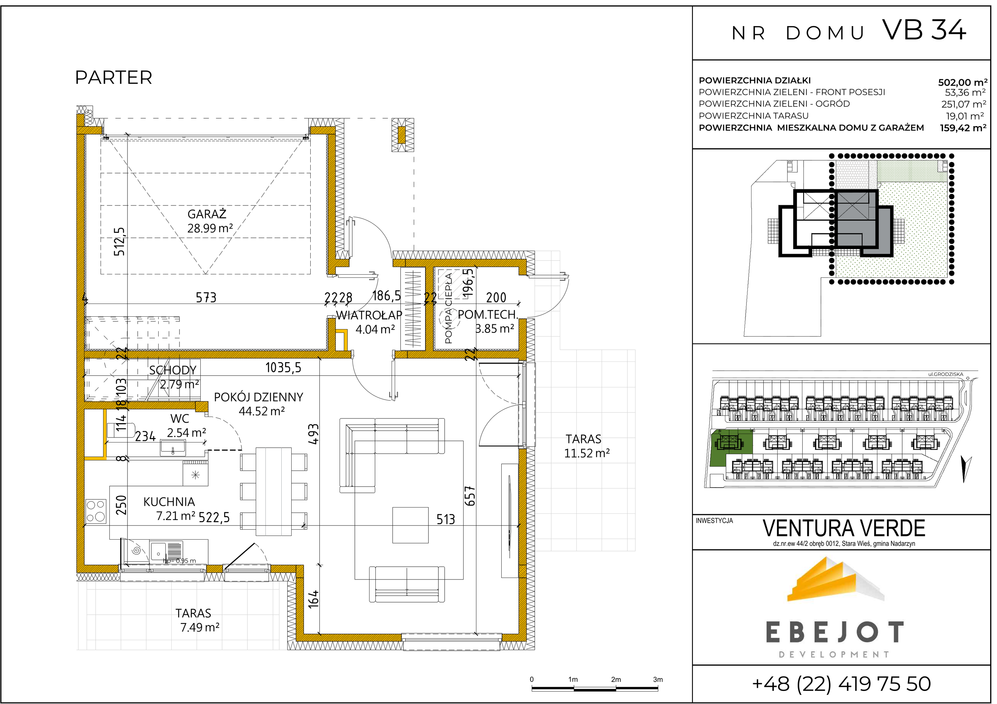 Dom 159,42 m², oferta nr VB34, Ventura Verde, Stara Wieś, ul. Grodziska-idx