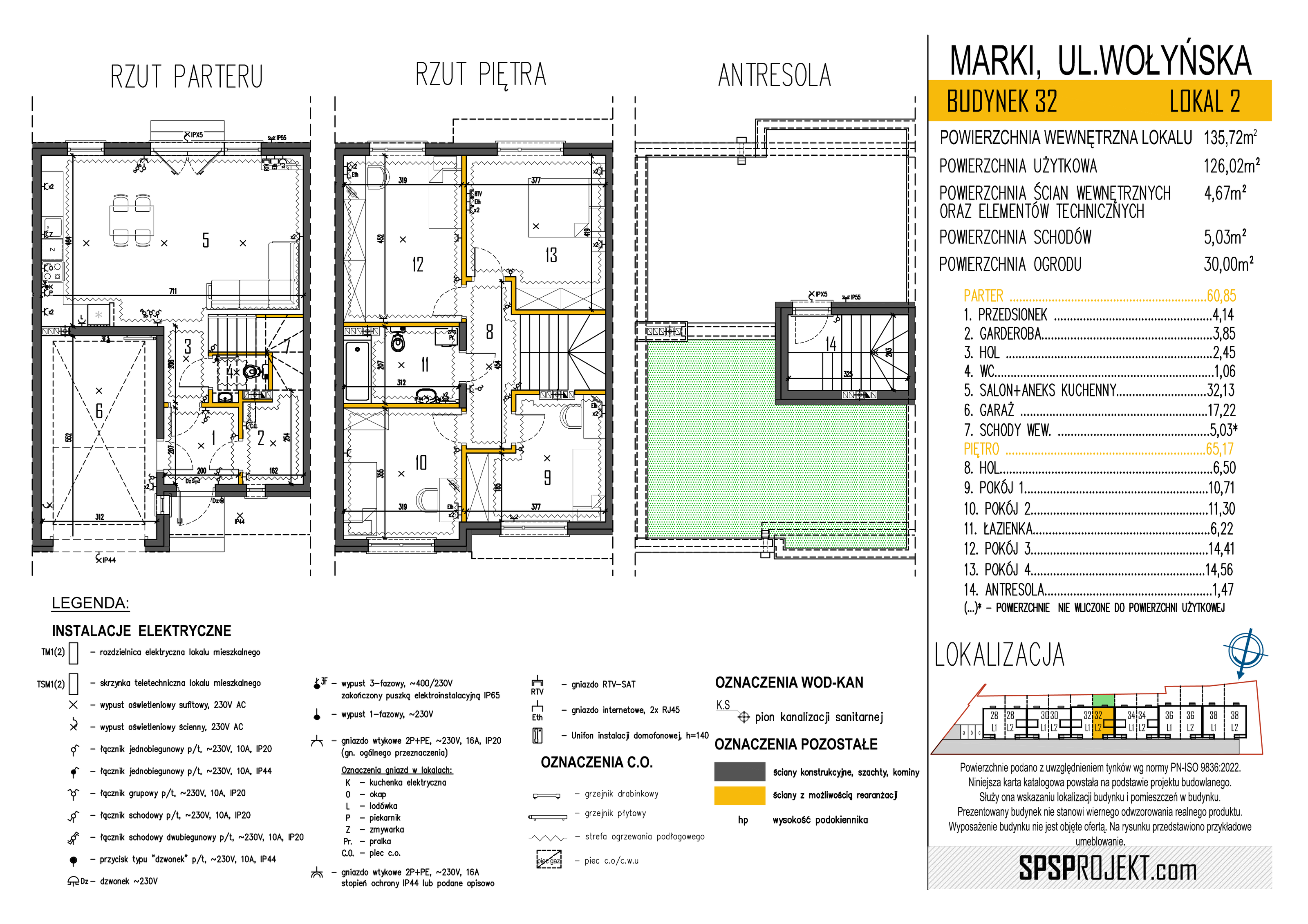 Dom 135,72 m², oferta nr 32/2, Osiedle Skrzetuskiego II, Marki, ul. Wołyńska 28-36-idx