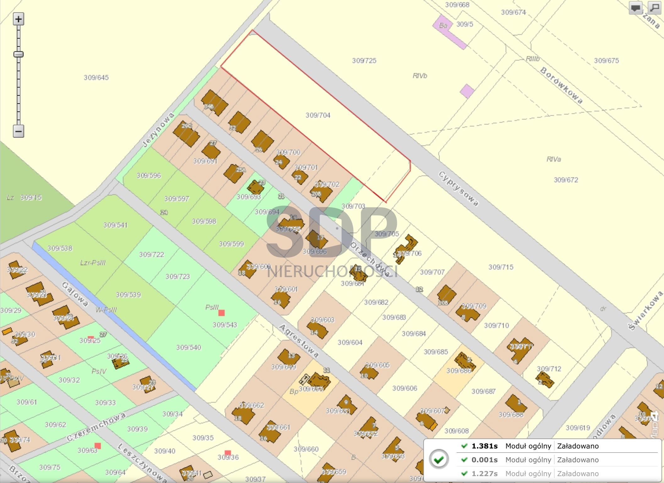 Działka 7 044,00 m², oferta nr , 21312, Nadolice Wielkie, Cyprysowa-idx