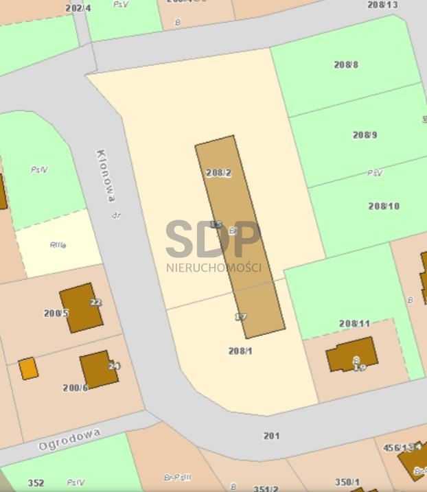 Działka 3 719,00 m², oferta nr , 32976, Dobroszów Oleśnicki, Klonowa-idx