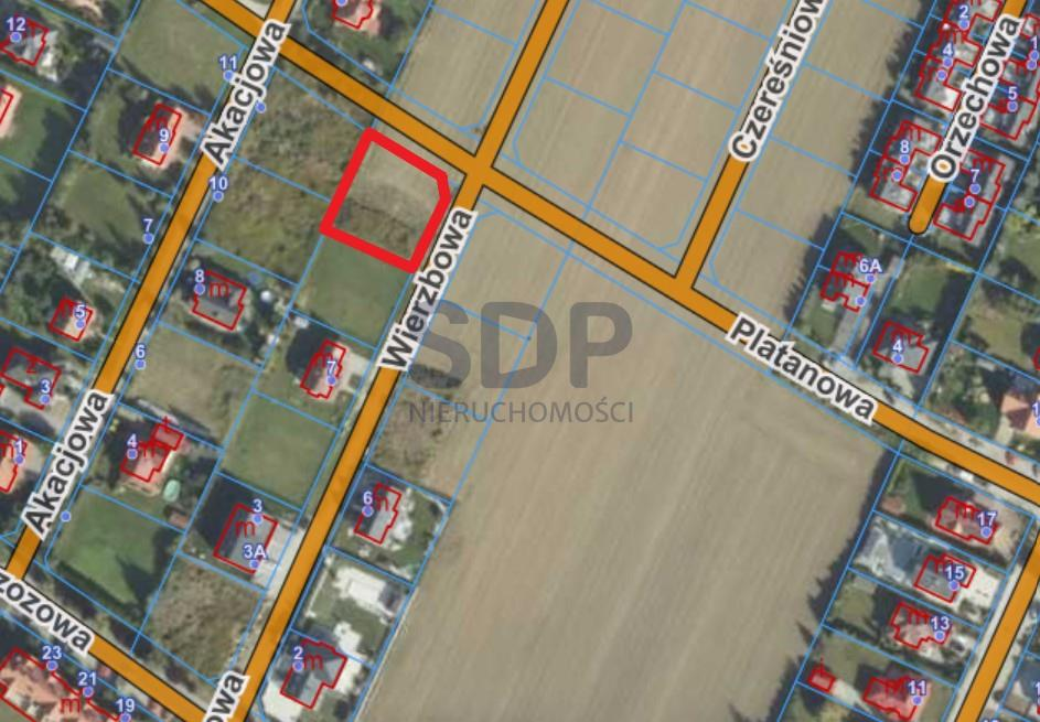 Działka 971,00 m², oferta nr , 35721, Kąty Wrocławskie, Wierzbowa-idx