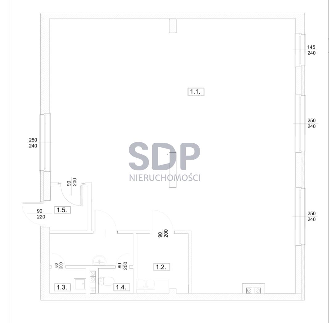 Biuro 119,01 m², oferta nr , 30627, Wrocław, Krzyki-Partynice, Krzyki, Jeździecka-idx