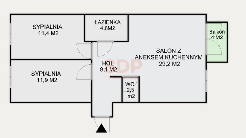 Mieszkanie 68,50 m², piętro 1, oferta nr , 36163, Wrocław, Psie Pole-Zawidawie, Psie Pole, Gorlicka-idx