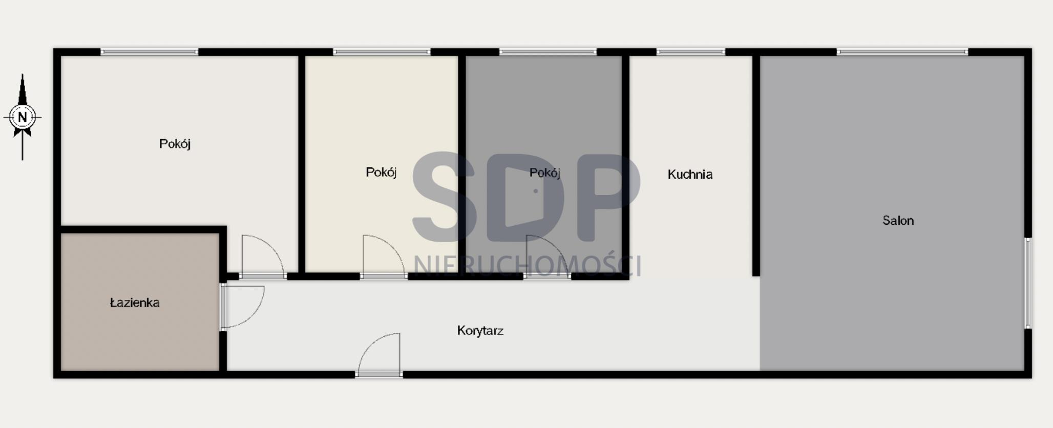 Apartament 74,12 m², piętro 4, oferta nr , 35540, Wrocław, Krzyki-Partynice, Krzyki, Wichrowa-idx