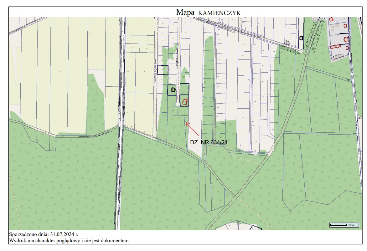 Działka 928,00 m², oferta nr , TTT-00000400, Kamieńczyk-idx