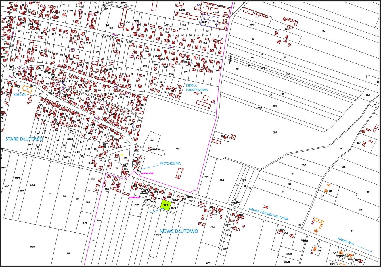 Działka 1 195,00 m², oferta nr , TTT-00000447, Nowe Dłutowo-idx