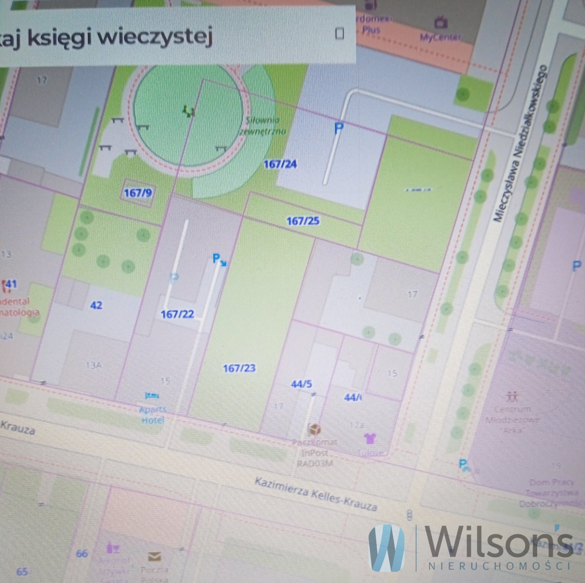 Działka 773,00 m², oferta nr , WIL620738, Radom, Kazimierza Kelles-Krauza-idx