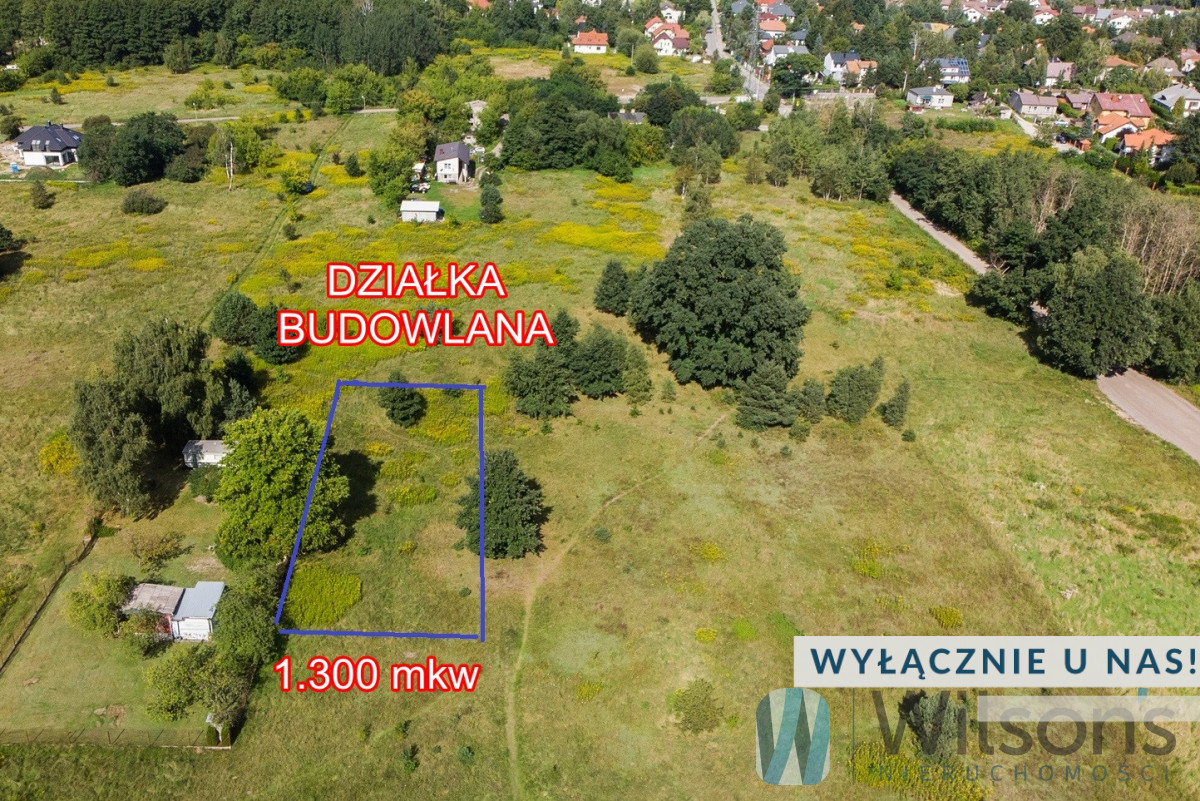 Działka 1 300,00 m², oferta nr , WIL430920, Łomianki, Zachodnia-idx