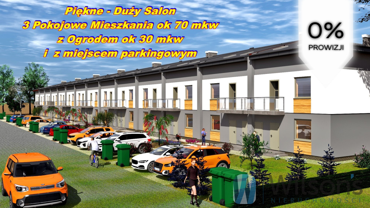 Mieszkanie 70,00 m², parter, oferta nr , WIL499987, Marki, Wilcza-idx