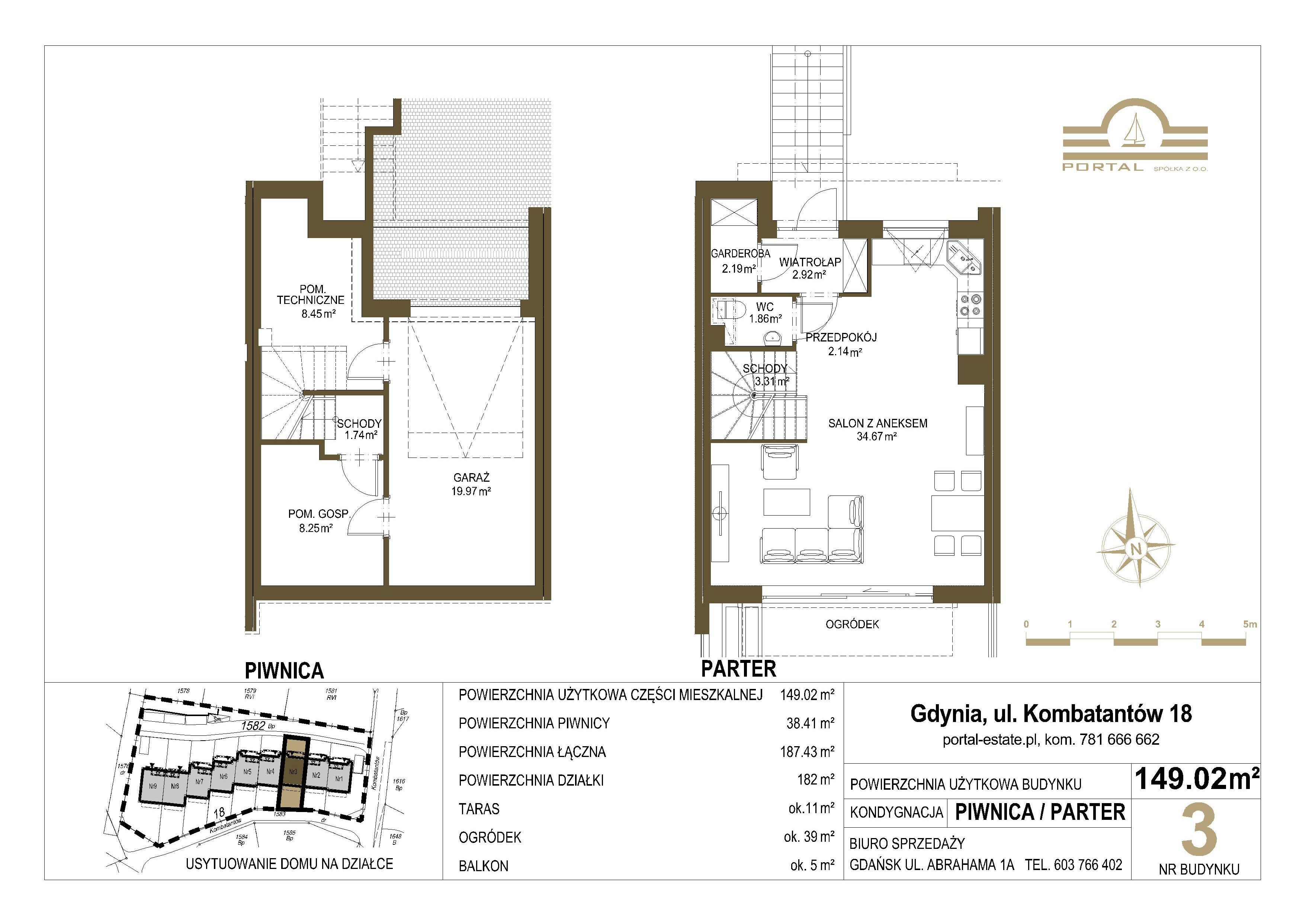 Dom 149,02 m², oferta nr 3, Domy - Gdynia Redłowo, Gdynia, Redłowo, ul. Kombatantów 18-idx