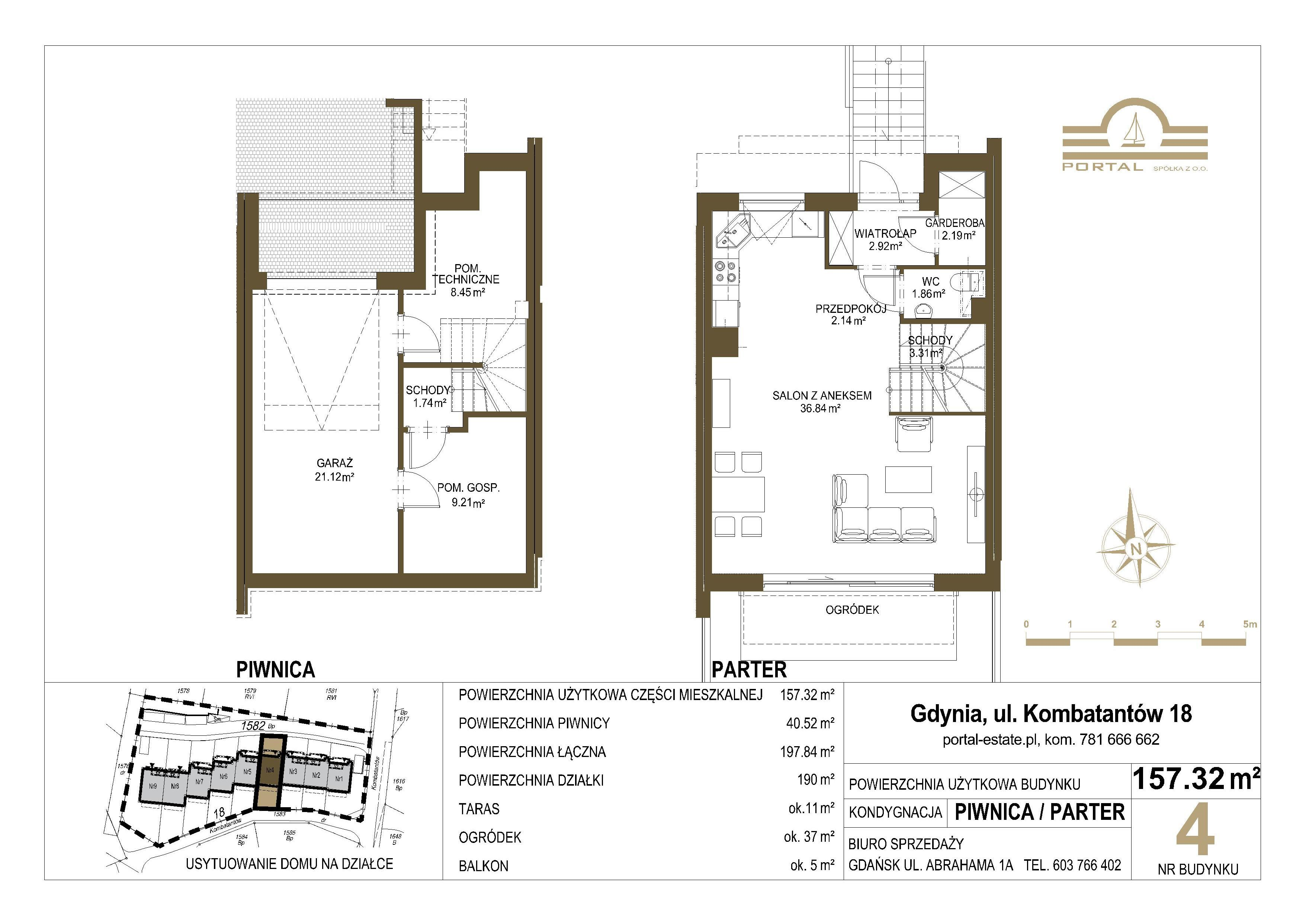 Dom 157,00 m², oferta nr 4, Domy - Gdynia Redłowo, Gdynia, Redłowo, ul. Kombatantów 18-idx