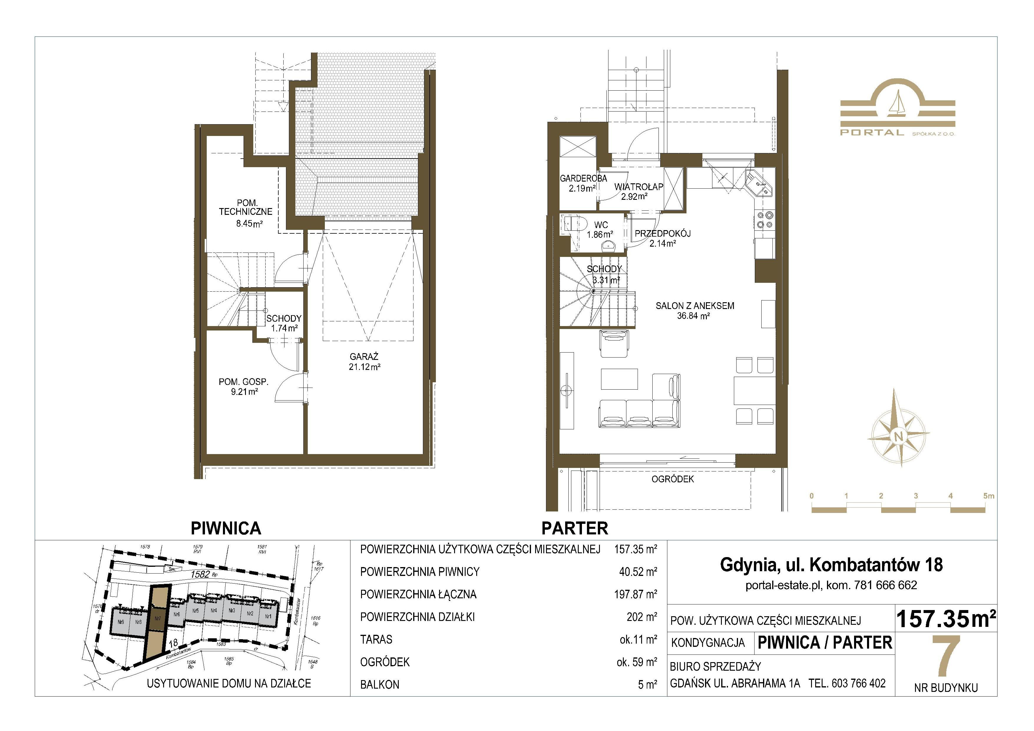 Dom 157,00 m², oferta nr 7, Domy - Gdynia Redłowo, Gdynia, Redłowo, ul. Kombatantów 18-idx