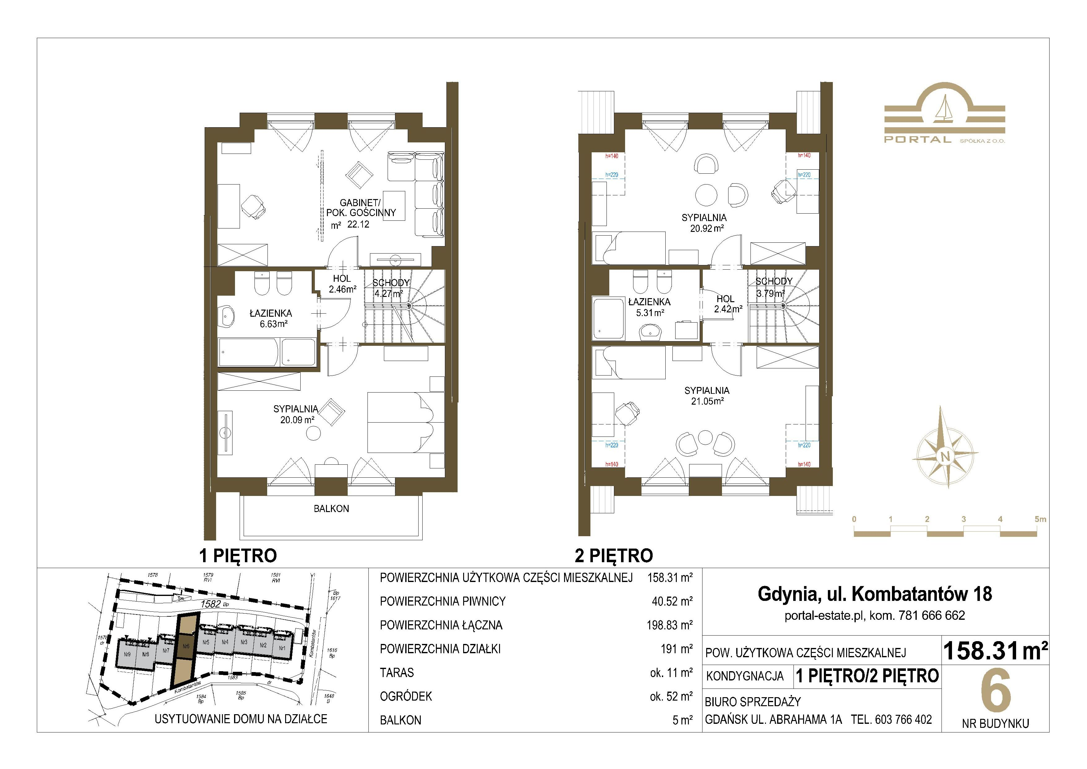 Dom 158,00 m², oferta nr 6, Domy - Gdynia Redłowo, Gdynia, Redłowo, ul. Kombatantów 18-idx