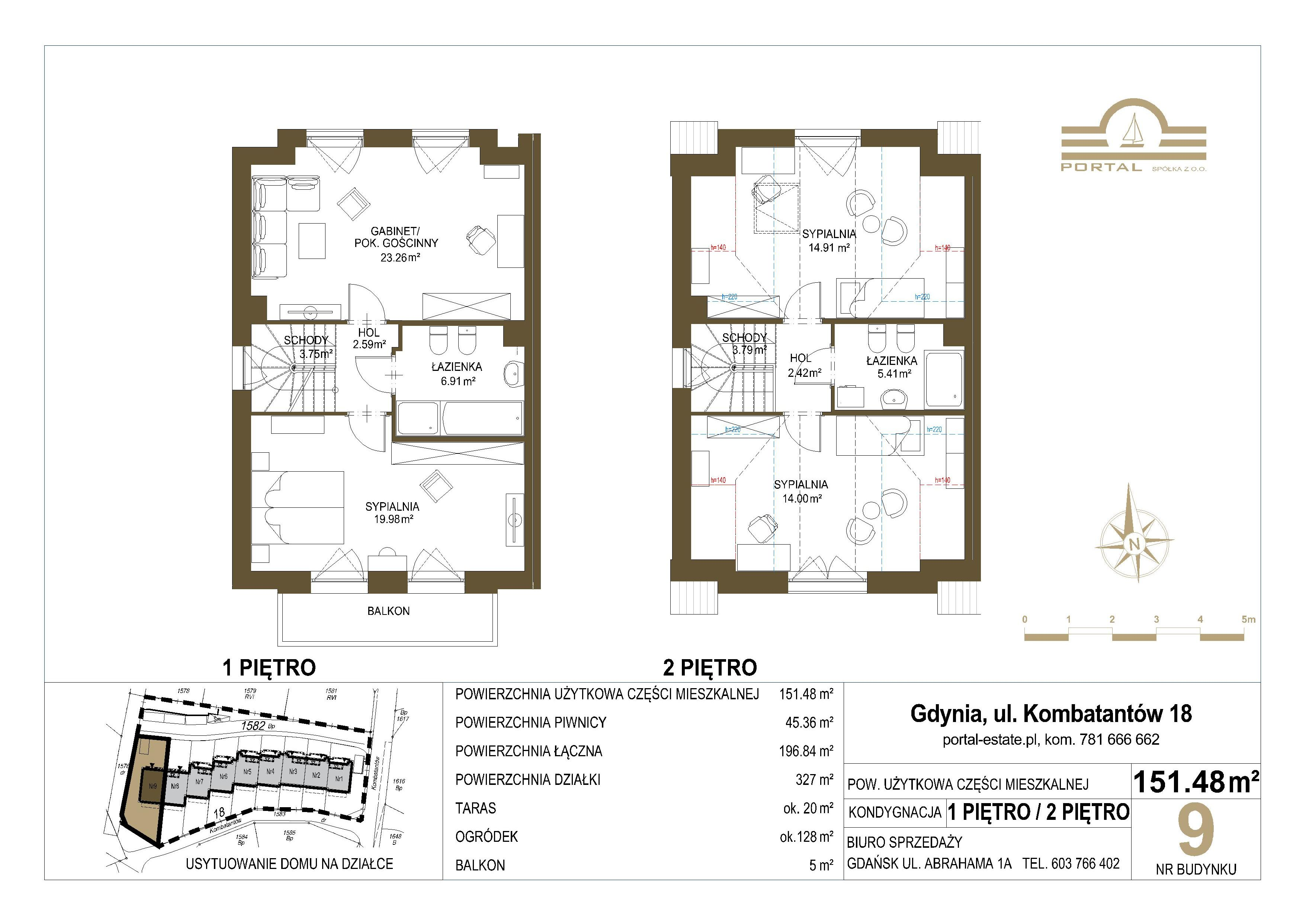 Dom 151,00 m², oferta nr 9, Domy - Gdynia Redłowo, Gdynia, Redłowo, ul. Kombatantów 18-idx