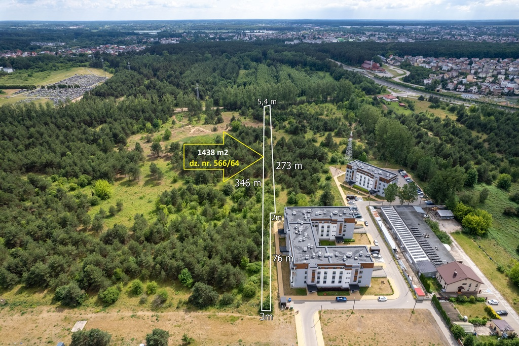 Działka 1 438,00 m², oferta nr , 157/8652/OGS, Białystok, Ofiar Majdanka-idx