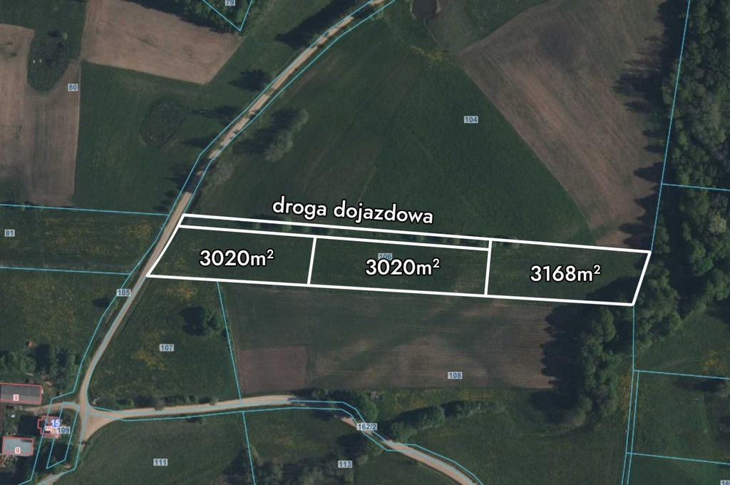 Działka 3 020,00 m², oferta nr , 170/8652/OGS, Wiżgóry-idx