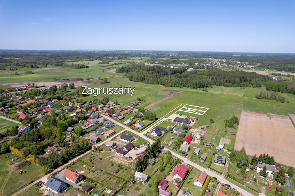 Działka 980,00 m², oferta nr , 155/8652/OGS, Zagruszany-idx