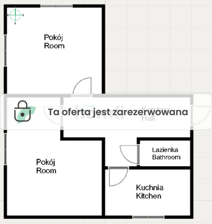 Mieszkanie 48,34 m², parter, oferta nr , 23875/2089/OMS, Rawa Mazowiecka, Zamkowa Wola-idx