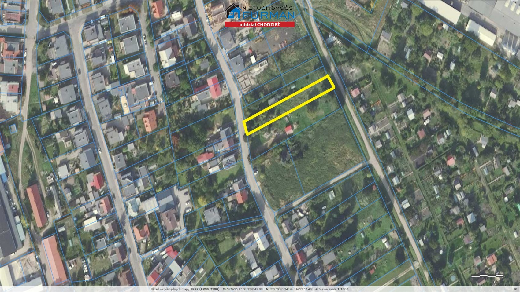 Działka 882,00 m², oferta nr , FRC-GS-193943-1, Chodzież-idx