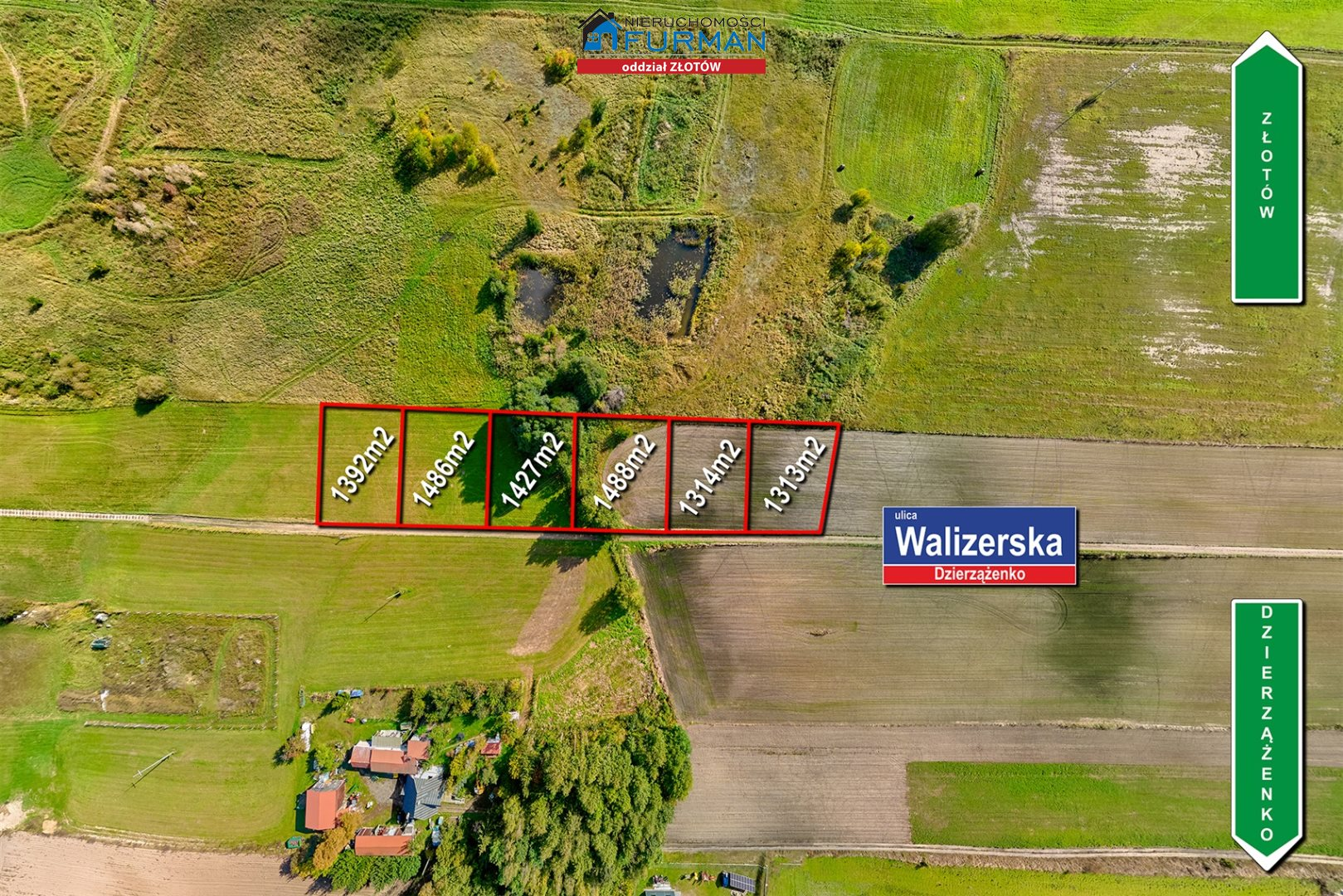 Działka 1 314,00 m², oferta nr , FZL-GS-197588, Złotów-idx