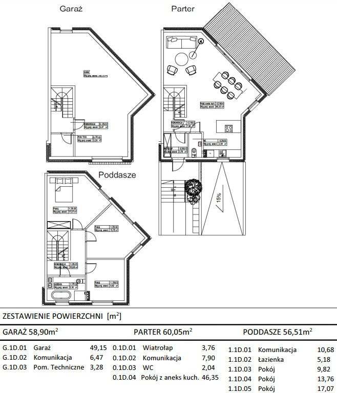 Dom 198,00 m², oferta nr , PAN686679, Straszyn, Zwrotnikowa-idx