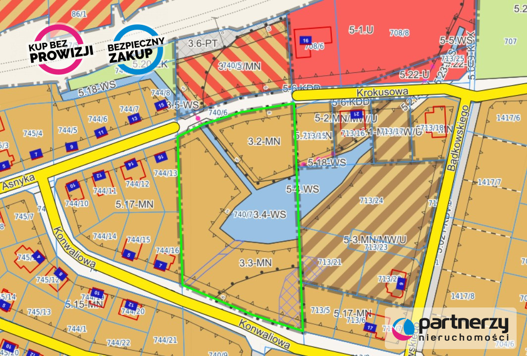 Działka 9 103,00 m², oferta nr , PAN990775, Luzino, Asnyka-idx