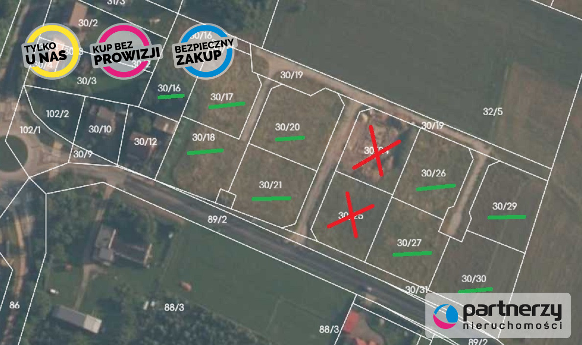 Działka 1 057,00 m², oferta nr , PAN187861, Tokary, Boczna-idx