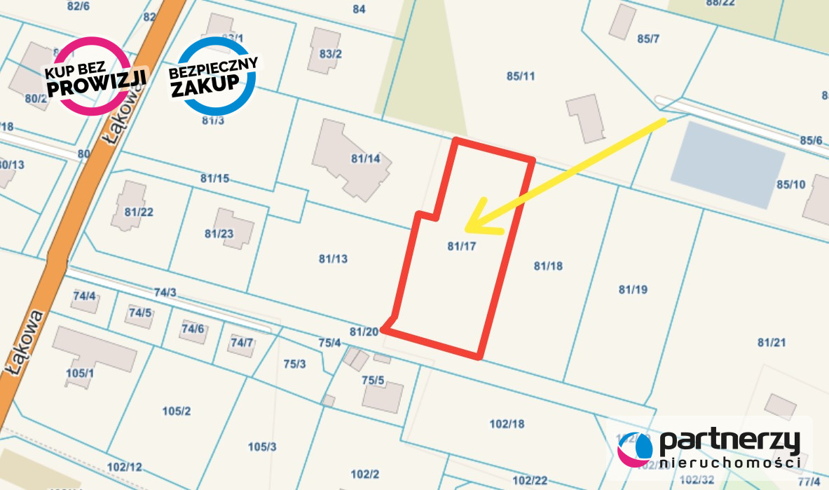 Działka 2 955,75 m², oferta nr , PAN131548, Rumia, Łąkowa-idx