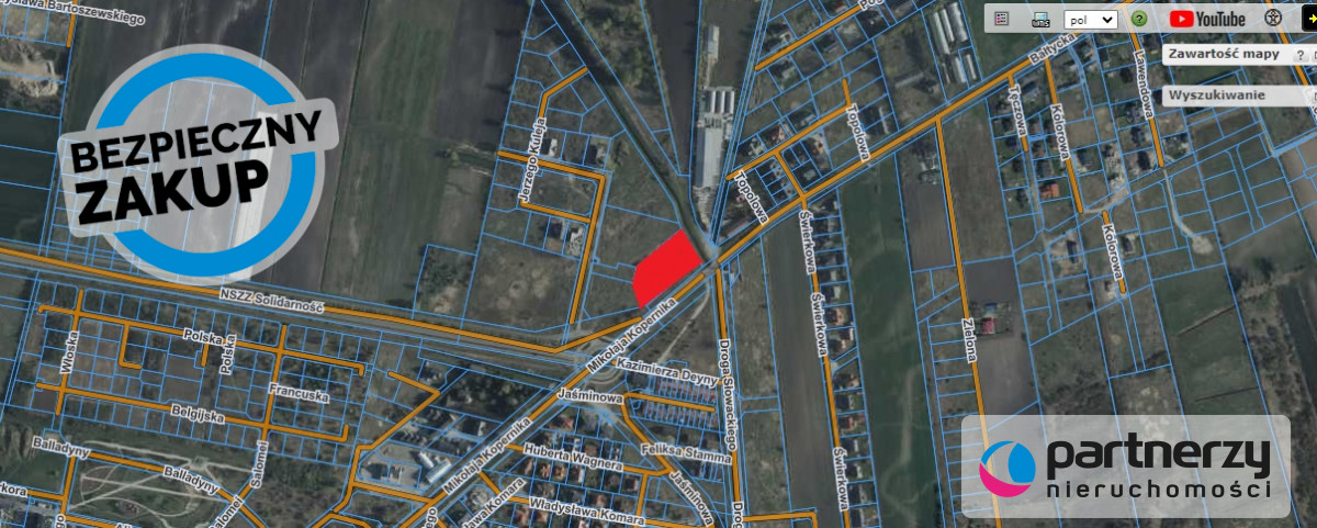 Działka 3 772,00 m², oferta nr , PAN185063, Pruszcz Gdański, Mikołaja Kopernika-idx