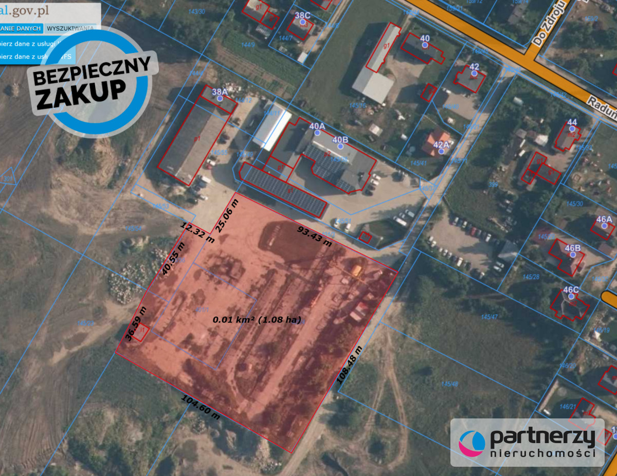 Działka 10 800,00 m², oferta nr , PAN813305, Niestępowo-idx