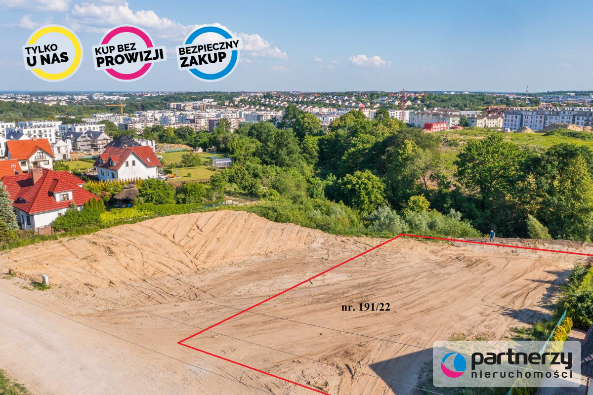 Działka 990,00 m², oferta nr , PAN800172, Gdańsk, Jasień, Oliwkowa-idx