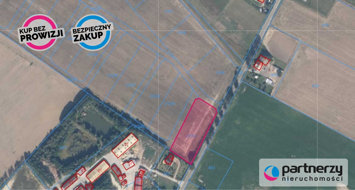 Działka 4 367,00 m², oferta nr , PAN525794, Różyny-idx