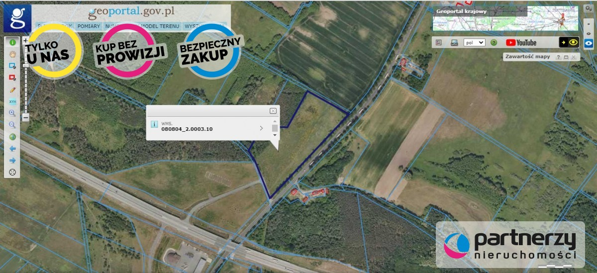 Działka 42 400,00 m², oferta nr , PAN250462221, Wilenko-idx